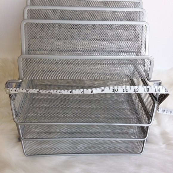 All-in-one Wire Mesh 8 Compartment File Storage - Picture 5 of 9